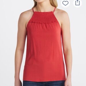 Market & Spruce smocked halter top